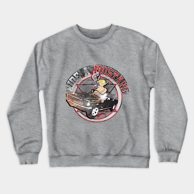 Slow Ride Crewneck Sweatshirt by UnseriousDesign